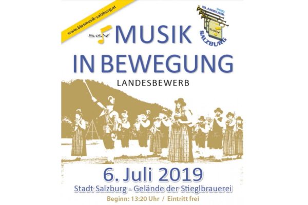 Plakat Marschwertung 2019 - Musik in Bewegung