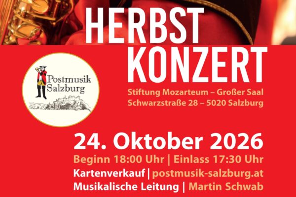 Sichern Sie sich Ihre Karten für das Herbstkonzert 2026