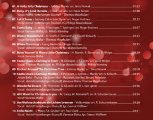 Titelliste Swinging Christmas CD